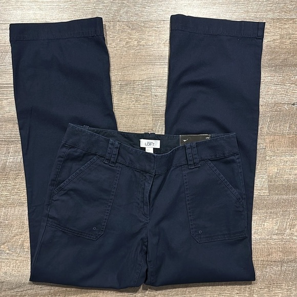 Loft Marisa Modern Navy Blue Utility carpenter trouser pants size 8 - Picture 6 of 11